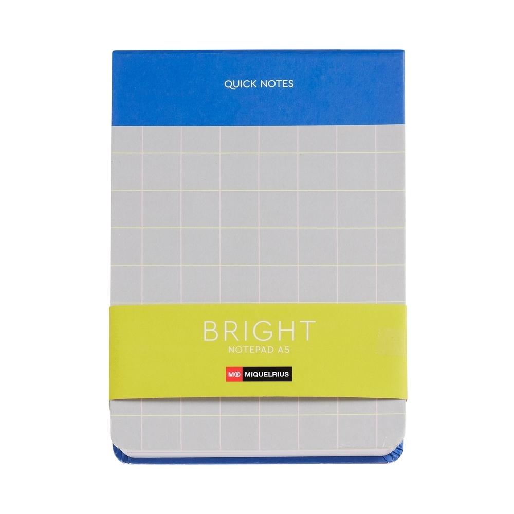 BLOC DE NOTAS A5 RAYADO AZUL BRIGHT MR8261 MIQUELRIUS