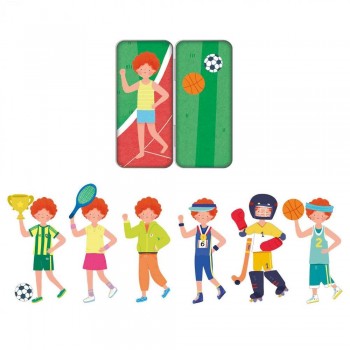 Juego Apli 19708 Caja metalica Mix&Match Deportes