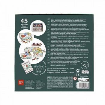Juego Apli 19437 puzle Banderas de Europa 45 banderas