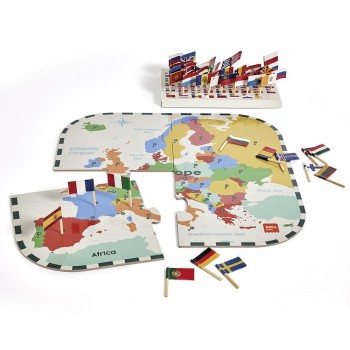 Juego Apli 19437 puzle Banderas de Europa 45 banderas