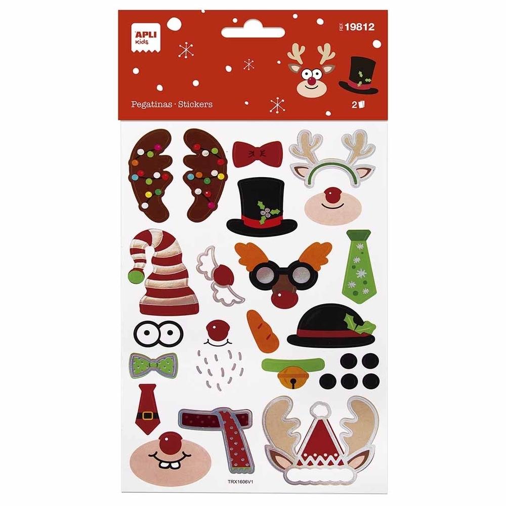 Etiquetas Navidad Apli 19812 Construccion 35 unidades