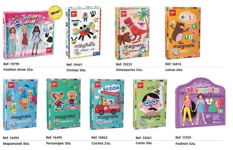 Kit Apli Magneticos Divertidos 19863 9 unidades