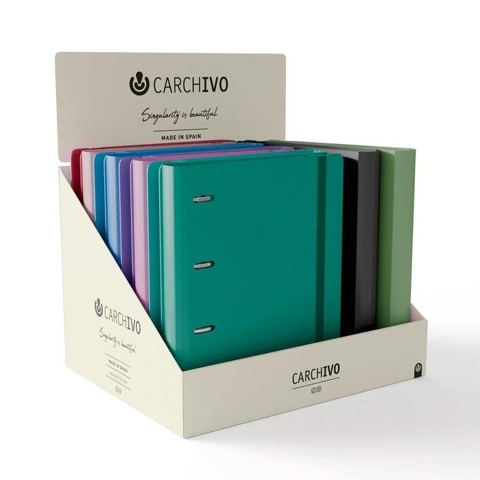 Expositor Carchivo 12408700 Carpebloc 10 unidades 360º Style+Soft