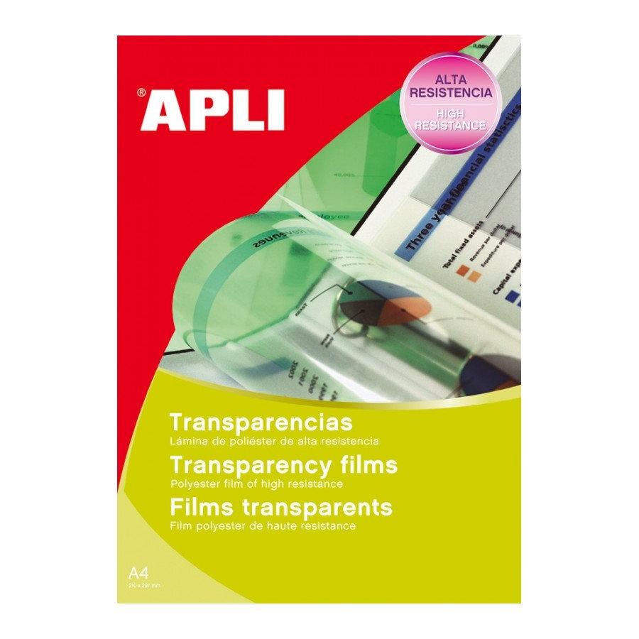 Acetato Apli para Inkjet 01230 50 hojas tamaño A-4