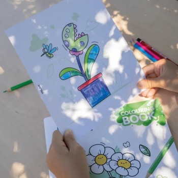 Cuaderno para colorear 'Green & grow' 54218GC04 Milan