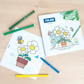 Cuaderno para colorear 'Green & grow' 54218GC04 Milan