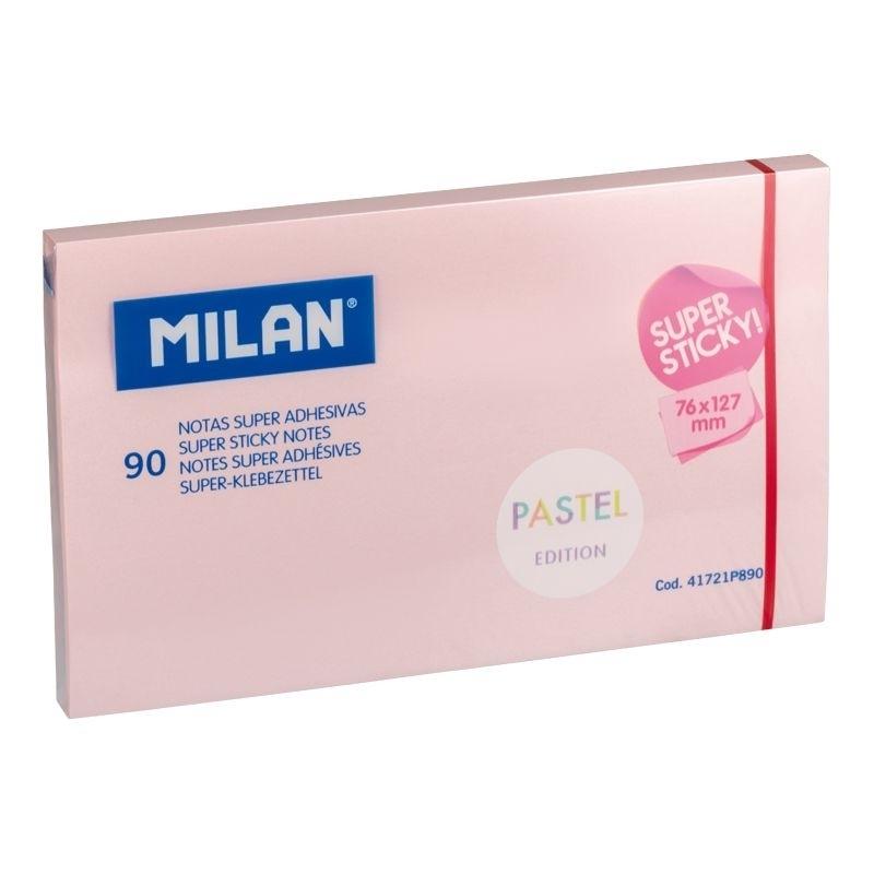 Taco de Notas Milan 76X127 Rosa pastel 41721P890