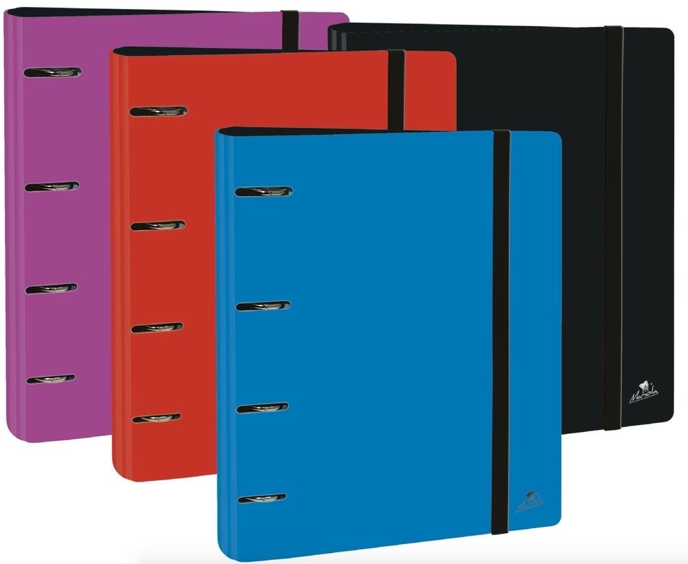 Expositor 12 carpeblock polyfoam Mariola 4 anillas 40 mm mixta sin recambio surtido 2303PSU-EX