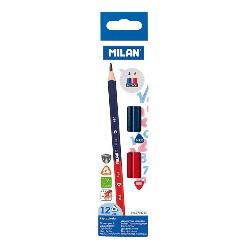 Lapiz Milan 0702312 Bicolor C/12