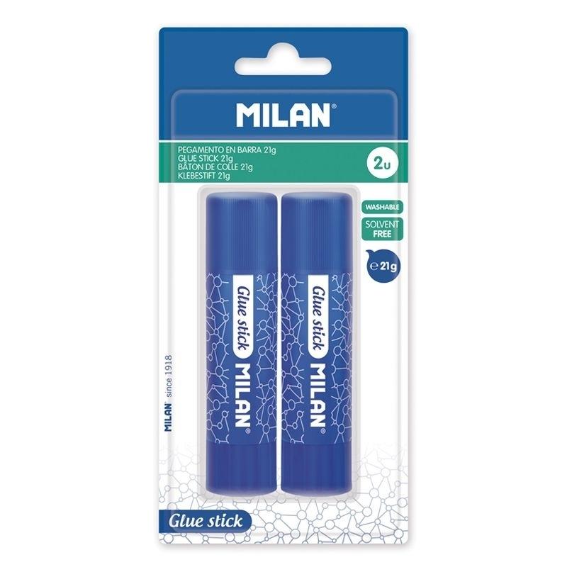 Blíster 2 barras de pegamento 21 g BWM10436 Milan