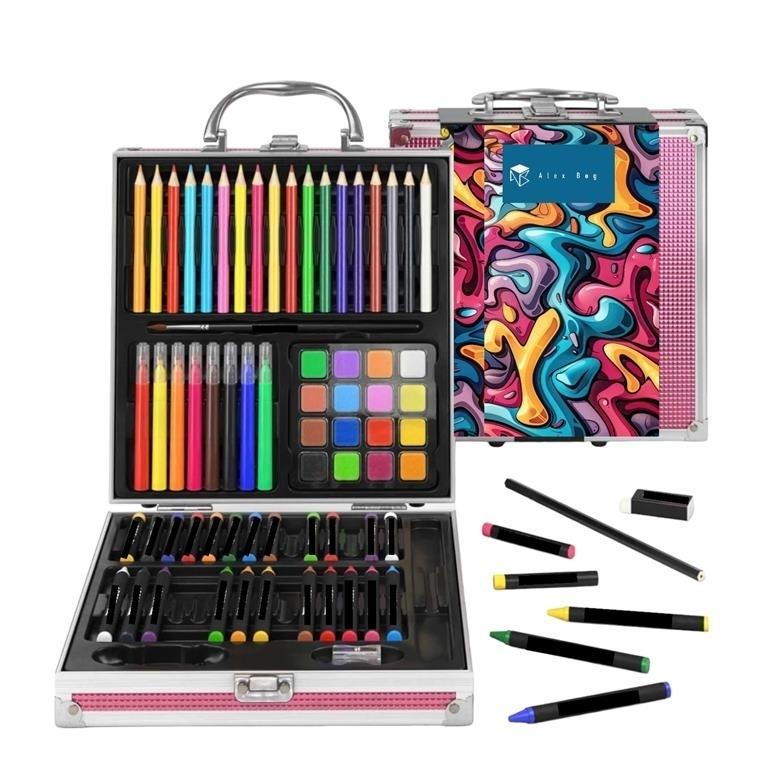 Maletin Art studio Artist 75 piezas aluminio AB-0895 Roymart