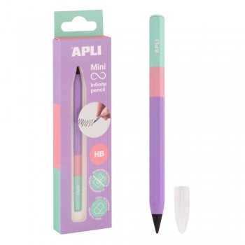 Expositor Apli Lapiz Infinito Mini Tricolor c/20 uds 19960