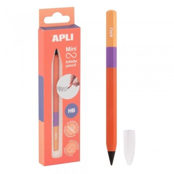 Expositor Apli Lapiz Infinito Mini Tricolor c/20 uds 19960