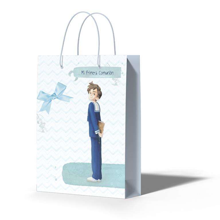 BOLSA MEDIANA LAZO COMUNIÓN NIÑO BIBLIA 48787 ARGUVAL