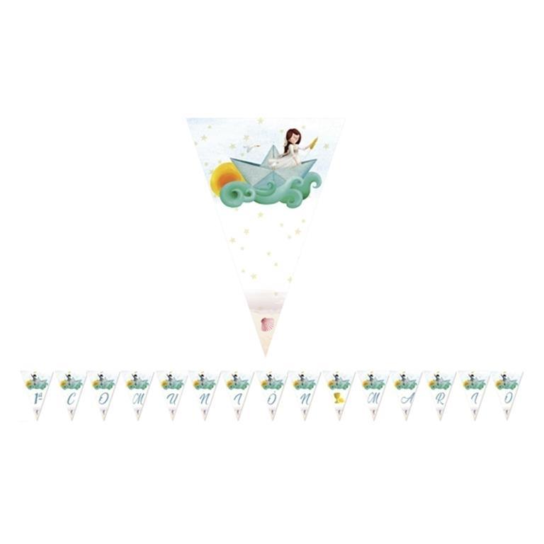 GUIRNALDA COMUNIÓN NIÑA BARCO PERSONALIZABLE 46245 ARGUVAL