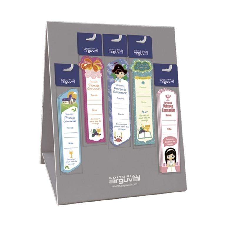 EXPOSITOR 40 BLISTER MARCAPÁGINAS COMUNIÓN SURTIDOS 45663 ARGUVAL