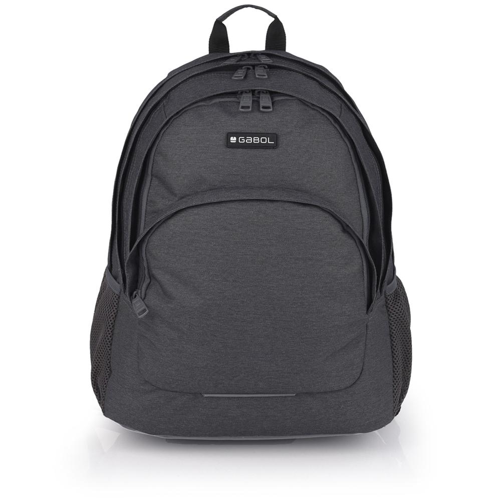 Mochila 44cm. de tres compartimentos Gris Gabol WOLF  237240016