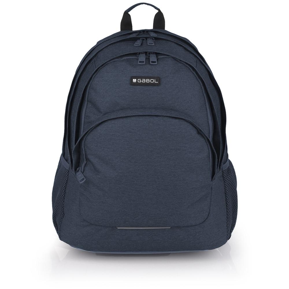 Mochila 44cm. de tres compartimentos Azul marino Gabol WOLF  237240046