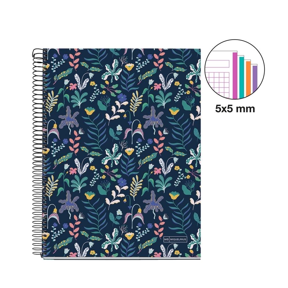 Block MiquelRius A4 120 hojas 5x5 70 gramos Jungle MR4340