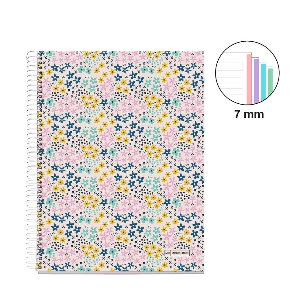 Block MiquelRius A4 120 hojas Horizontal 70 gramos Happy Flower MR4329