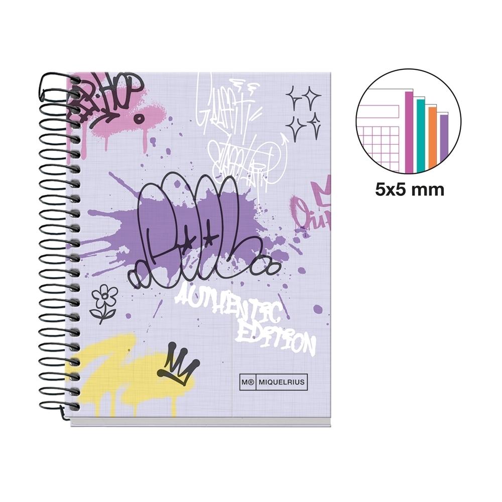 Block MiquelRius A6 120 hojas 5x5 70 gramos Wake Up MR4318