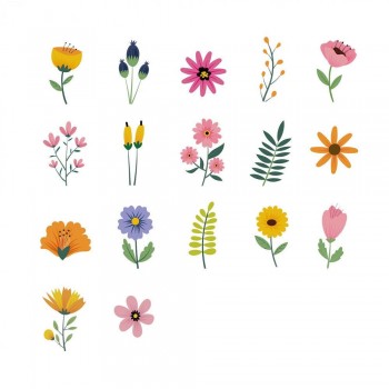 Gomette Apli 19717 flores 20mm 900 unidades