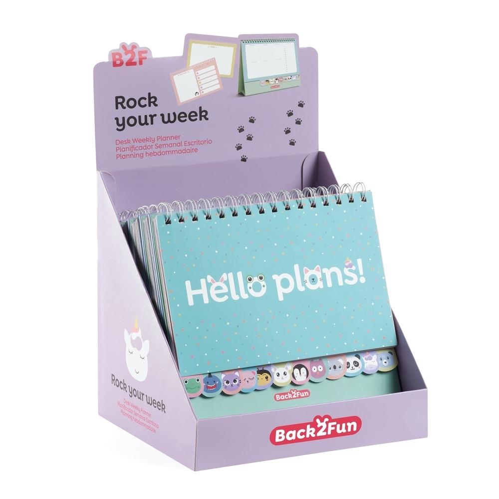Expositor Miquelrius Planificador semanal escritorio MR28219 7 unidades Back2Fun
