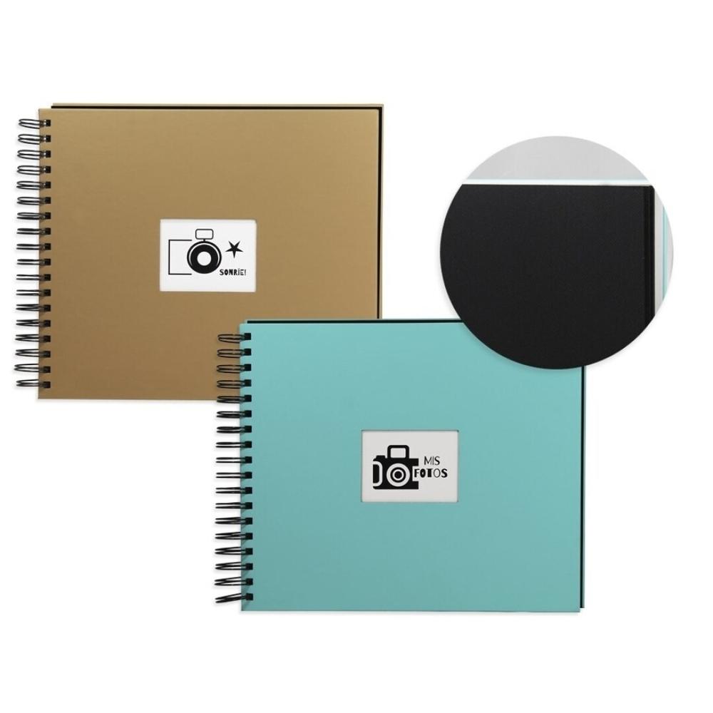 Album fotos 27x24 Hojas Negras autoadhesivas 25 hojas 332783 Bismark