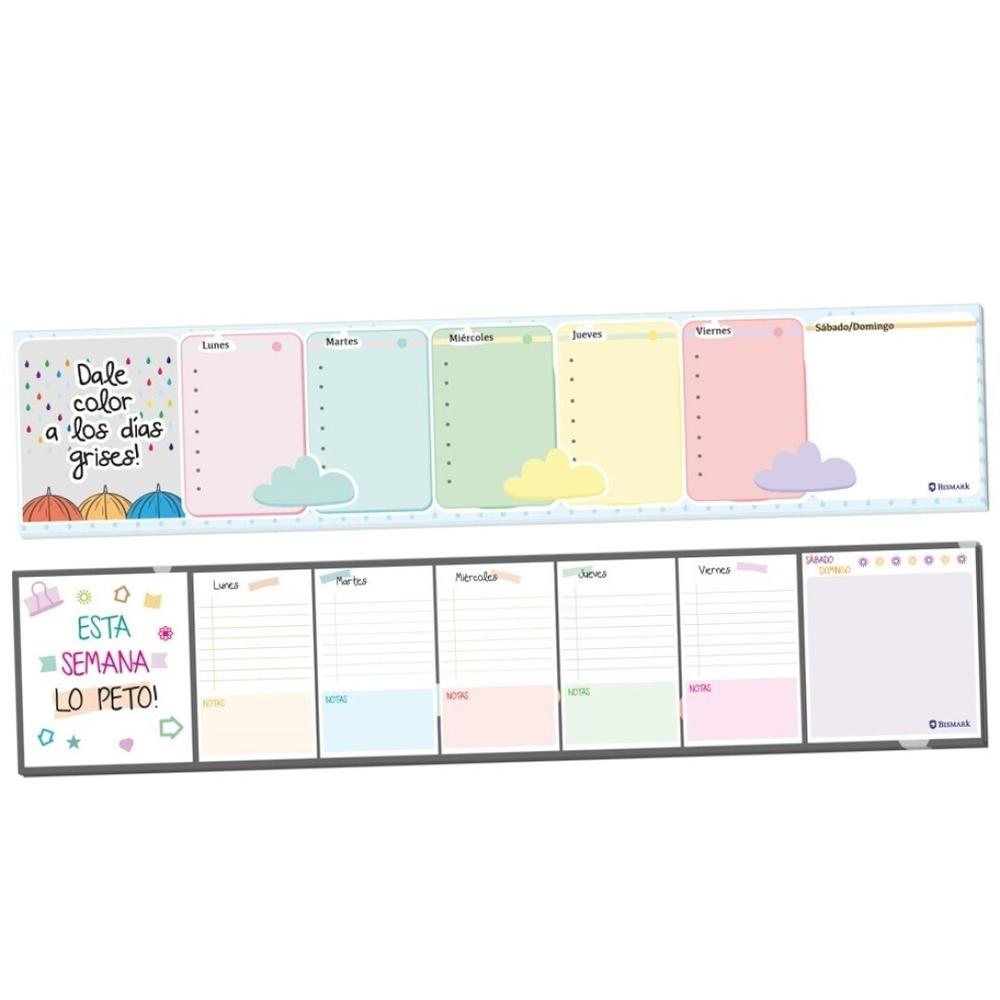 Planificados semanal Ingraf 331595 38x8 60 hojas 100gr.