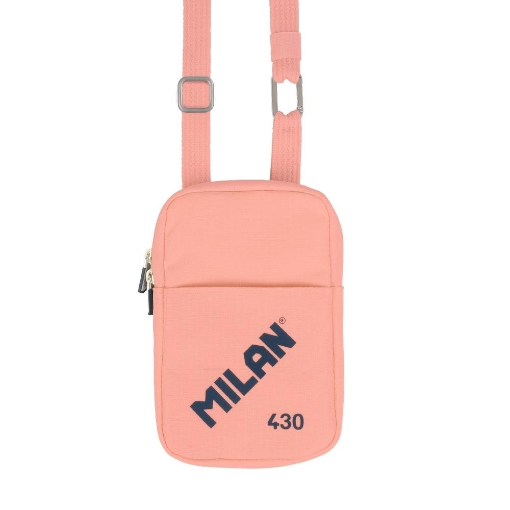Bolso bandolera pequeña Milan Rosa Serie 430 62103SNCP