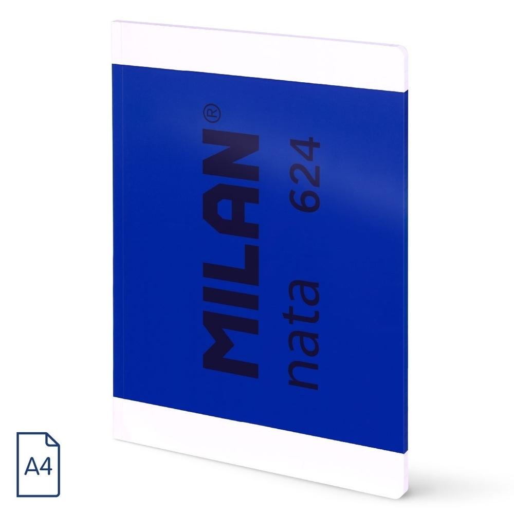 Libreta Milan 57042G48B A4 48 hojas 95 gramos Horizontal Azul serie 624