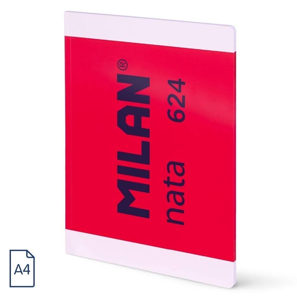 Libreta Milan 57041G48P A4 48 hojas 95 gramos Liso Rosa serie 624