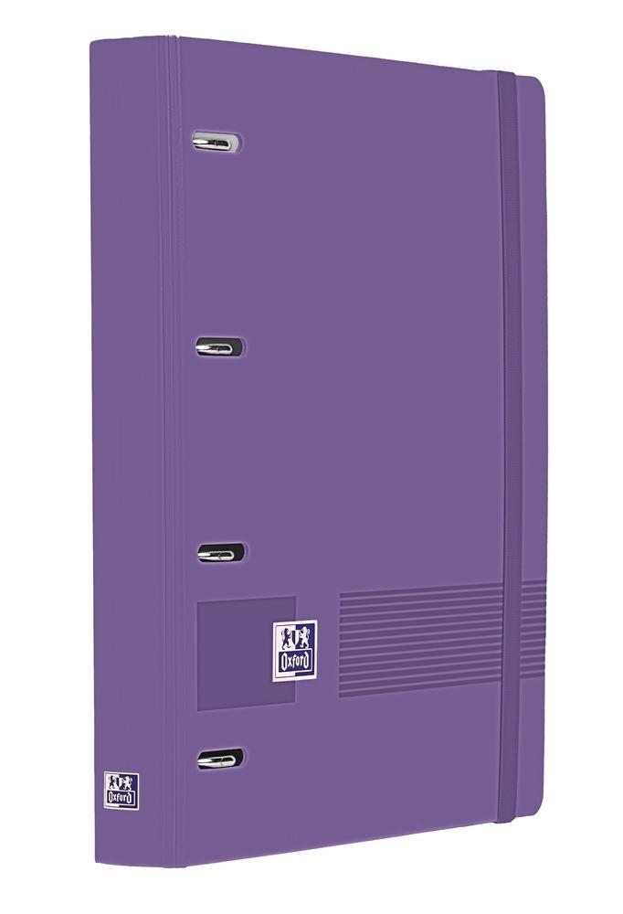 Carpebloc Oxford 400195368 A4+ POLYFOAM con recambio cuadros 5X5 lila