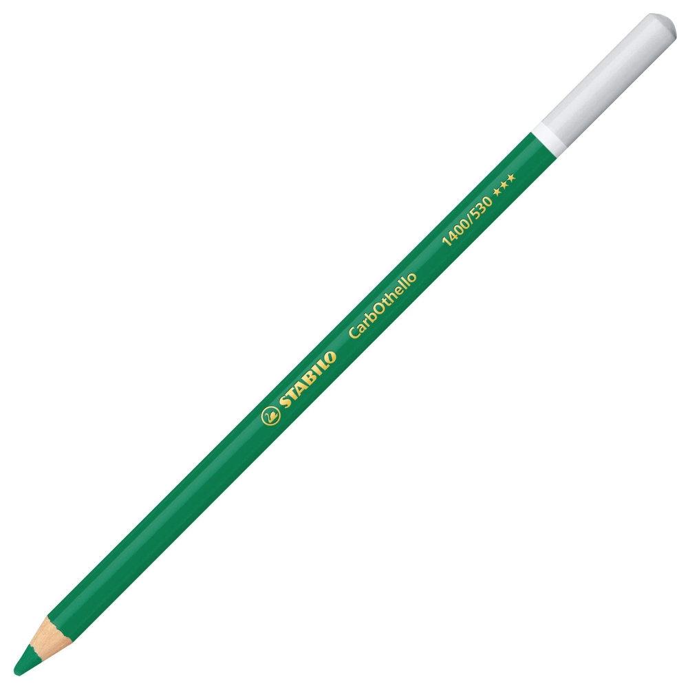 Lapiz Stabilo Carbothello 1400/530 verde caja 12 unidades