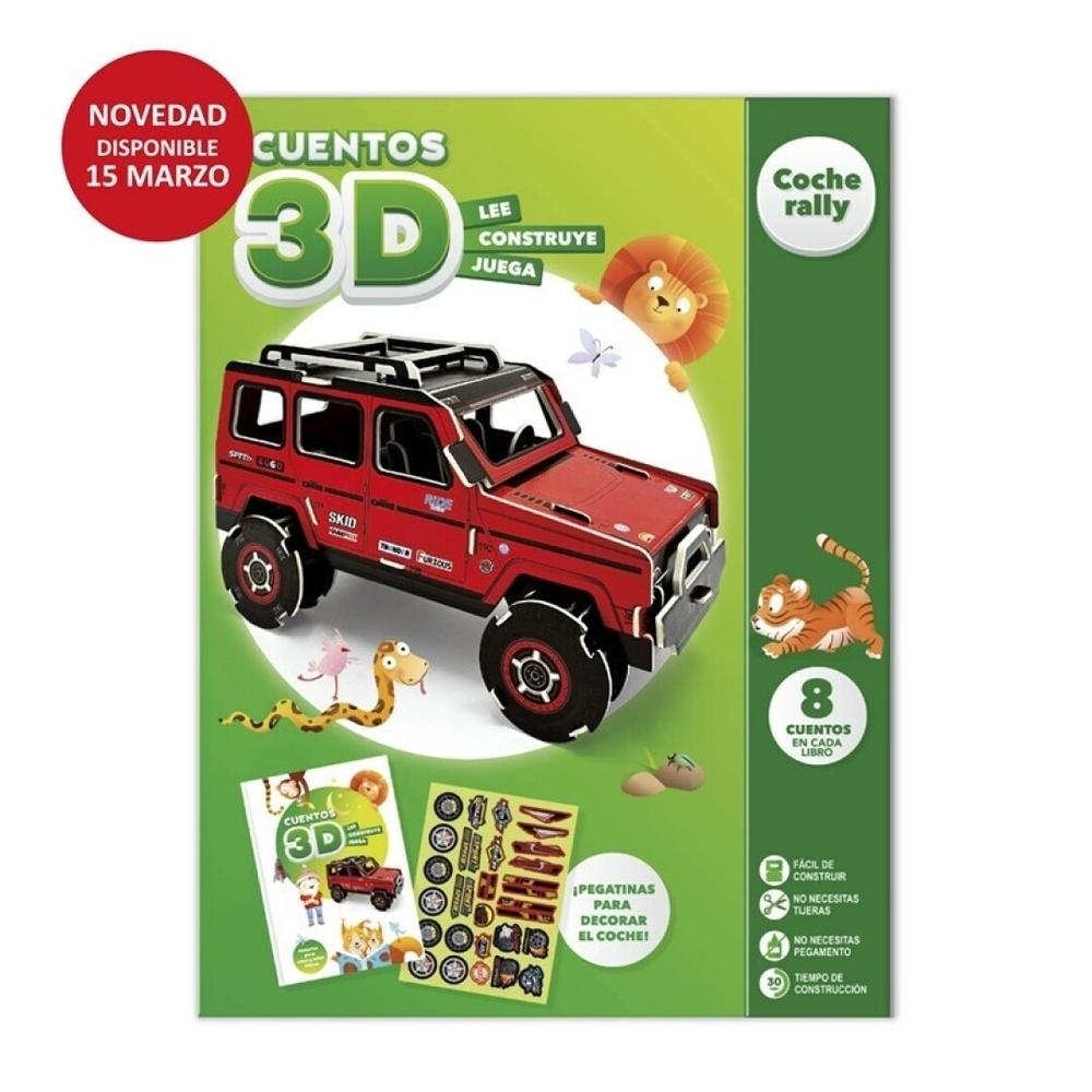 Cuentos para imaginar y construir 3D - Coche rally Imagiland PTCN11