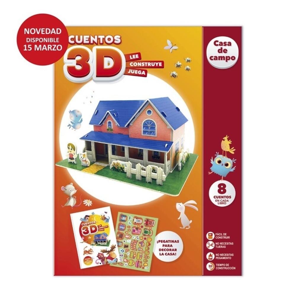 Cuentos para imaginar y construir 3D - Casa de campo Imagiland PTCN12