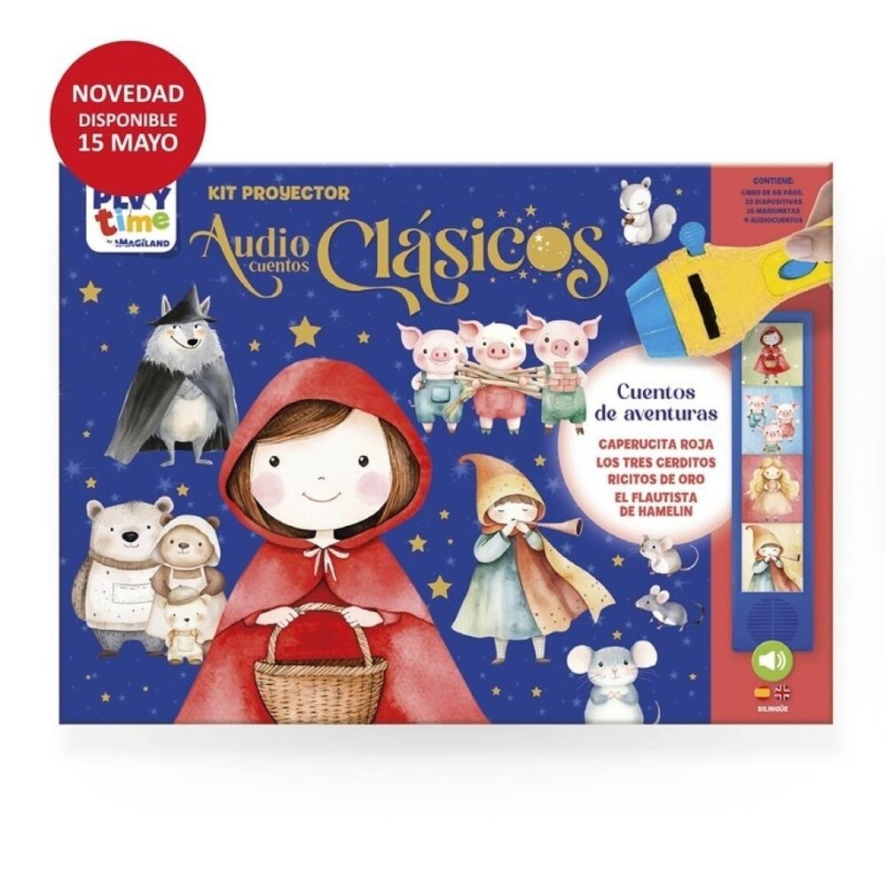 Cuentos clasicos con audiolibro bilingüe 3 - Clasicos de aventuras Imagiland BOPR07