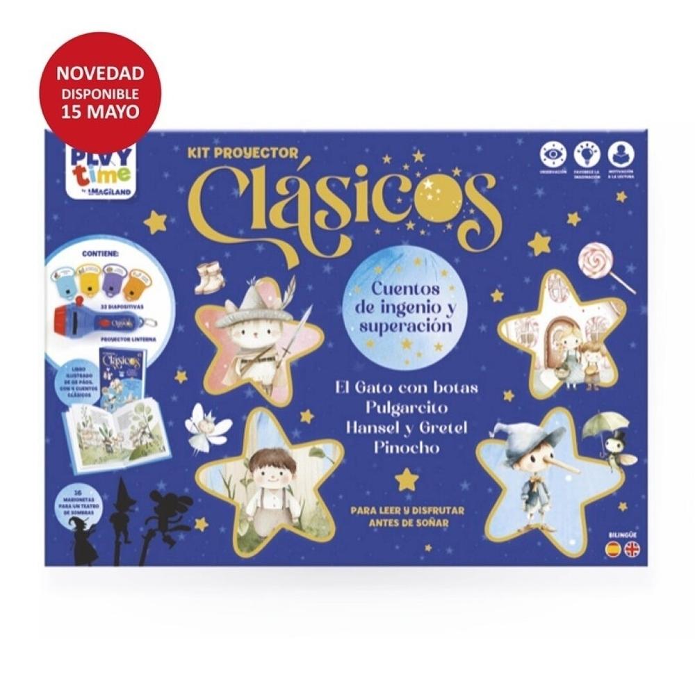 Cuentos clasicos con proyector bilingüe 2 - clasicos de ingenio y superacion Imagiland BOPR10