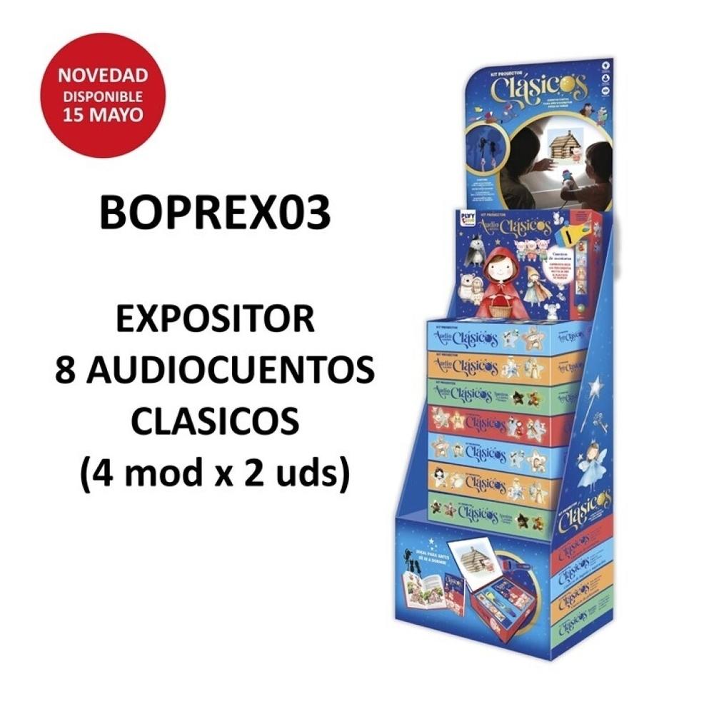 Expositor Imagiland 8 cuentos clasicos audiolibro (4 mod x 2 uds) BOPREX03