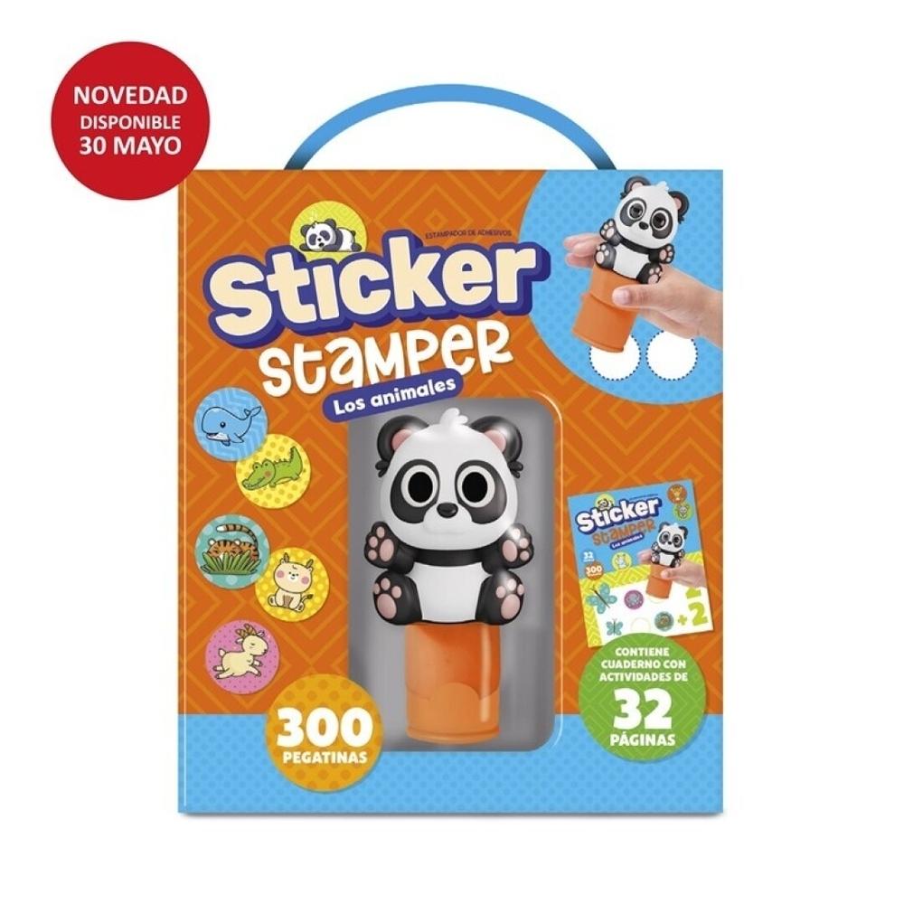 Sticker stamper - Animales (Formato caja carton) Imagiland PTC026