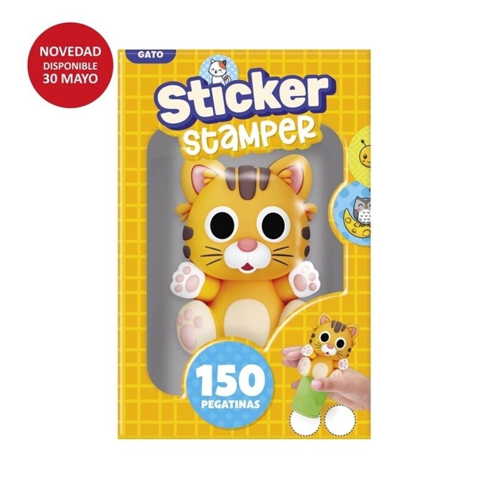 Set sticker stamper - Gato Imagiland PTST01