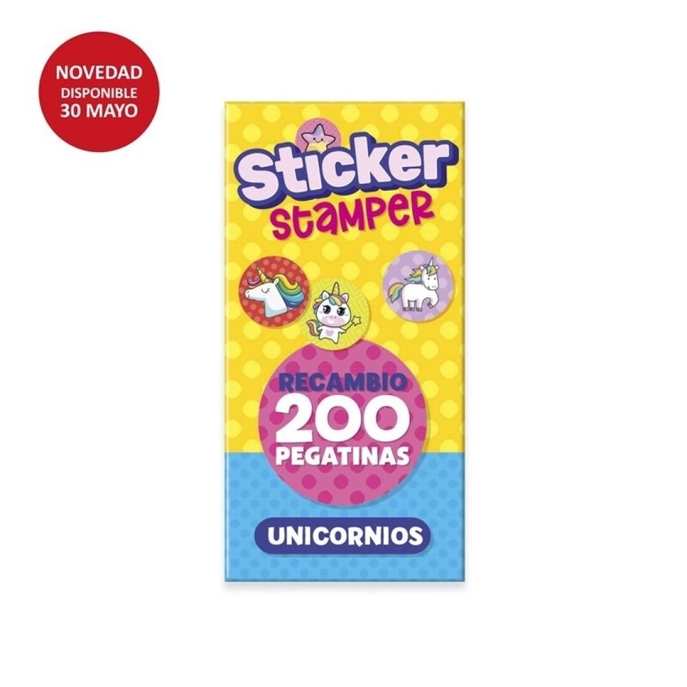 Recambio sticker stamper - Unicornios Imagiland PTST08