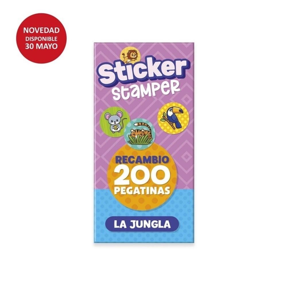 Recambio sticker stamper - La jungla Imagiland PTST12