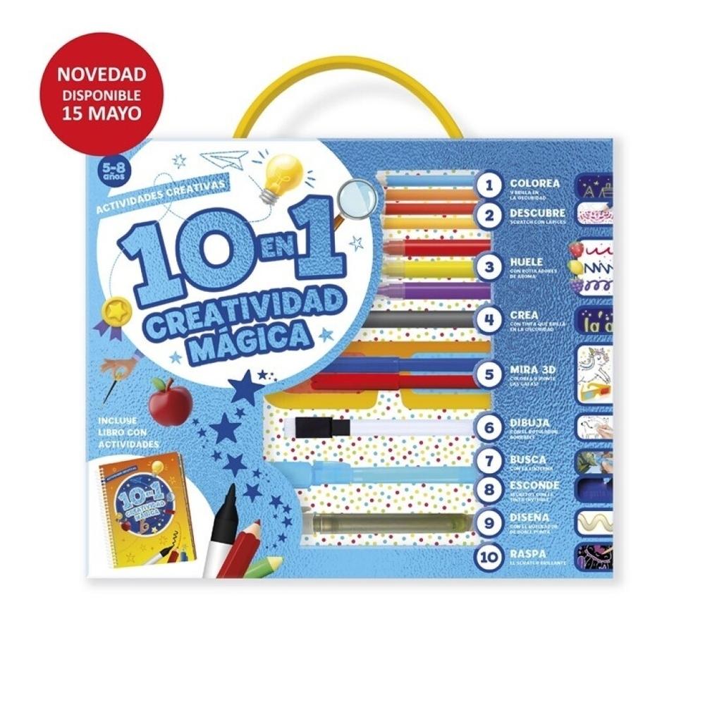 Pack 10 en 1 creatividad magica 5 a 8 años Imagiland PTC028