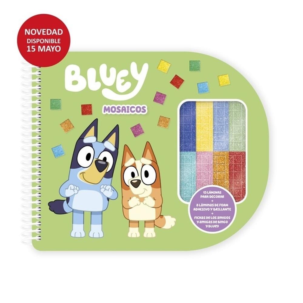 PTLIC08 BLUEY MOSAICOS - LIBRETA ESPIRAL Imagiland
