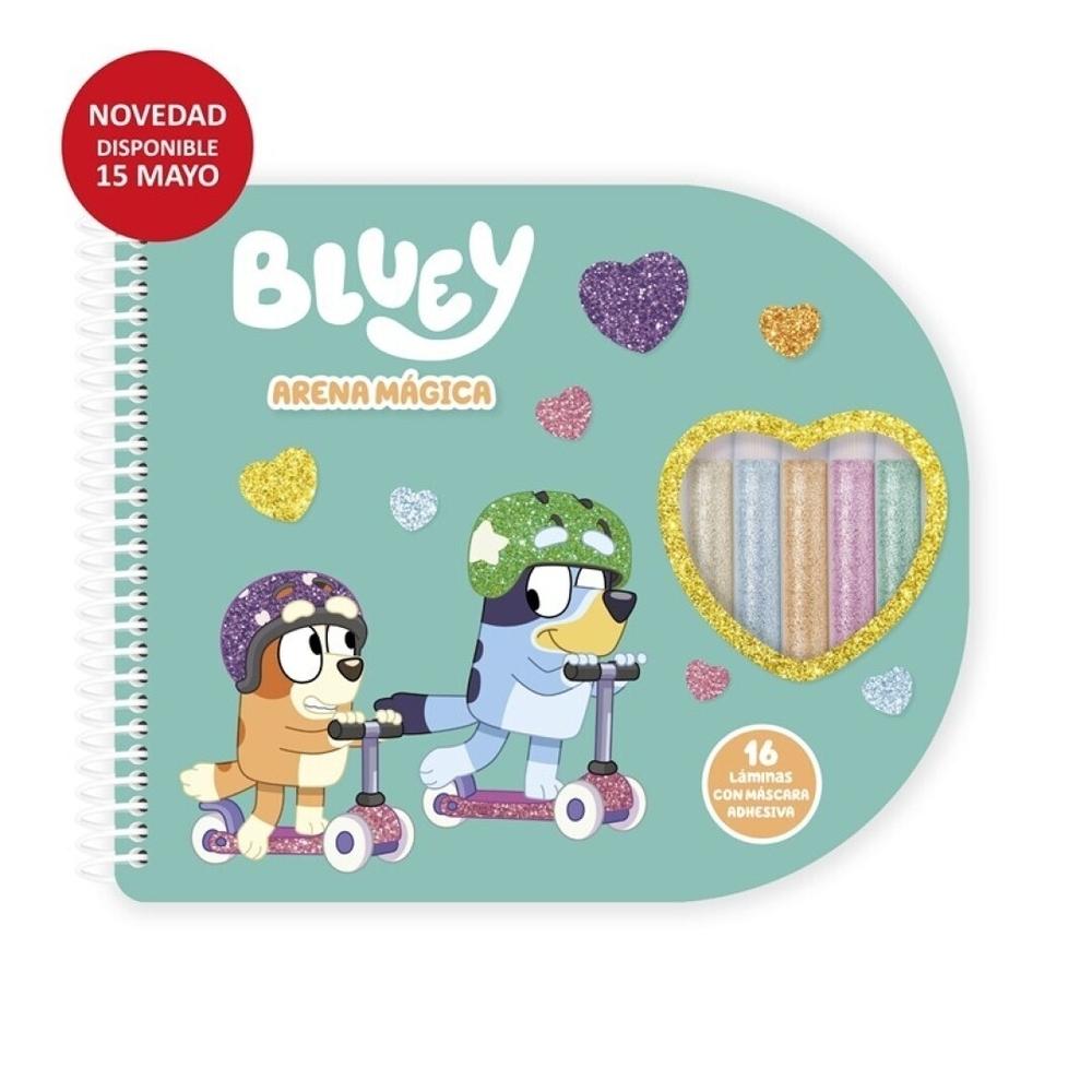 PTLIC06 BLUEY ARENA MAGICA - LIBRETA ESPIRAL Imagiland