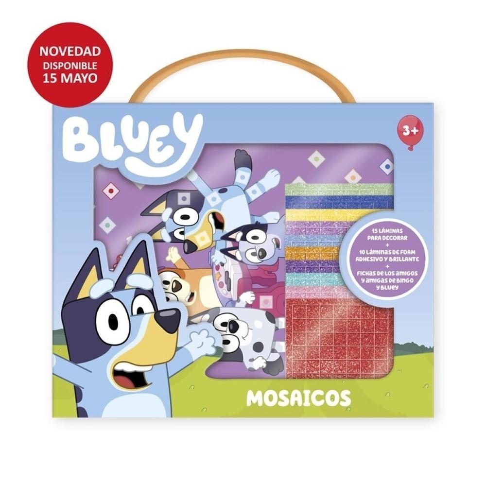 PTJ004 BLUEY MOSAICOS - CAJA MALETIN Imagiland