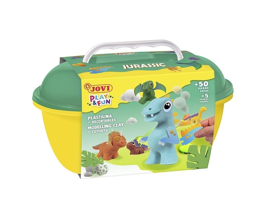 PLAY&FUN JOVI - PLASTILINA Cofre Jurassic  2201