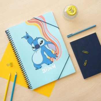 CARPETA DE FUNDAS A4 DISNEY STITCH WAVES CFA407 ERIK