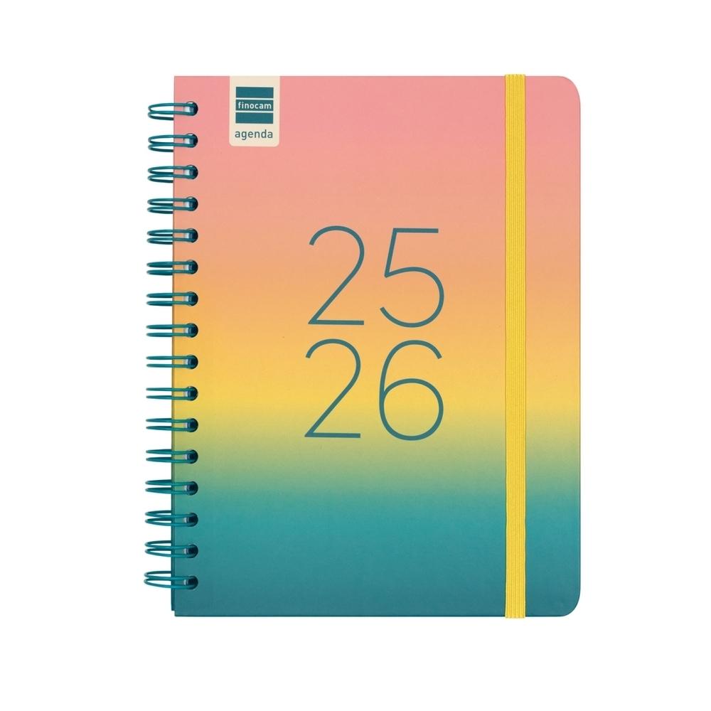 Agenda escolar 2025-2026 Finocam 4º semana vista Cosmo Iris 537050326